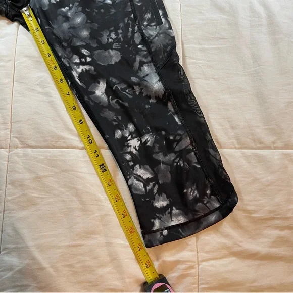 Lululemon Sun Runner Crop Legging in Dusk Dye Sheer Side Sz 8 Yoga Atheleisure - Picture 6 of 13